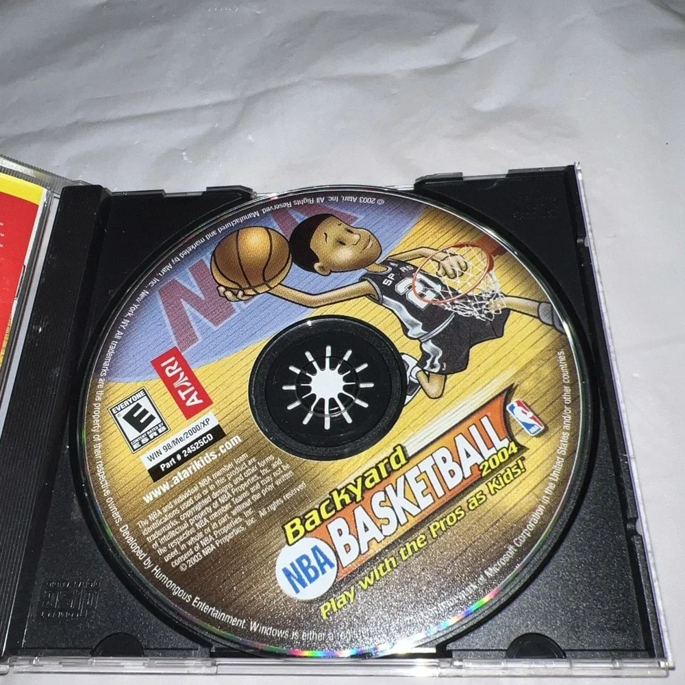 Backyard Basketball PC NBA 2004 Atari Windows Computer Game Vintage